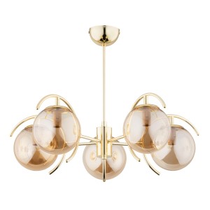 Lampa sufitowa EL-DORADO złota 5xE14 63166 Alfa
