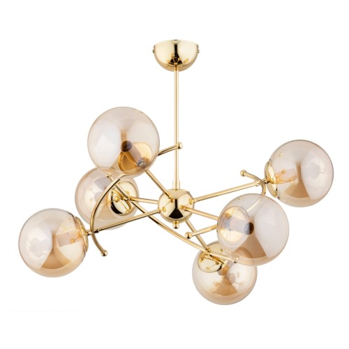 Lampa sufitowa KOSMITO złota 6xE14 63164 Alfa