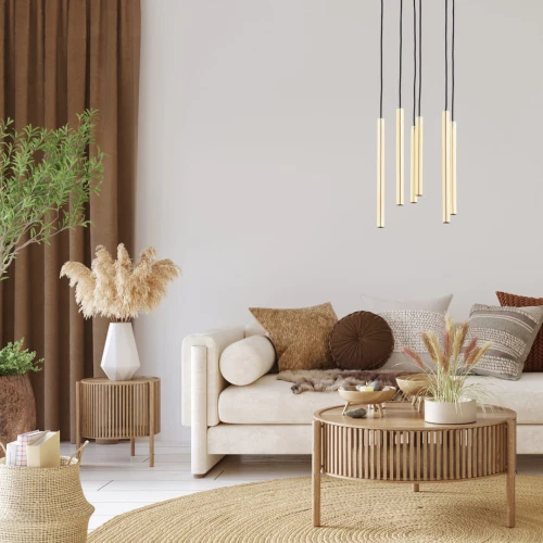 Lampa wisząca COLLET złota 6xG9 LED 63162 Alfa