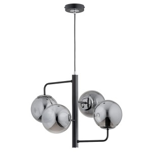 Lampa wisząca LAMUR czarna 4xE14 63150 Alfa