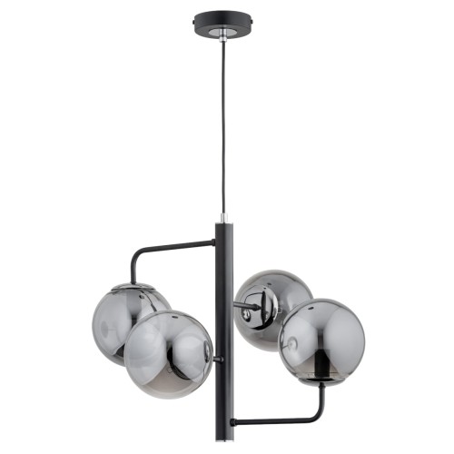 Lampa wisząca LAMUR czarna 4xE14 63150 Alfa