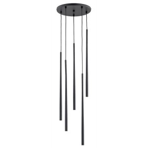 Lampa wisząca CARMEN czarna 5xG9 LED 63147 Alfa