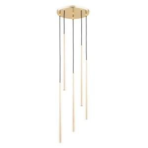 Lampa wisząca CARMEN złota 5xG9 LED 63144 Alfa