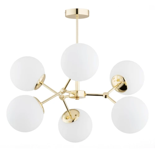 Lampa sufitowa FOTON złota 6xE14 63118 Alfa