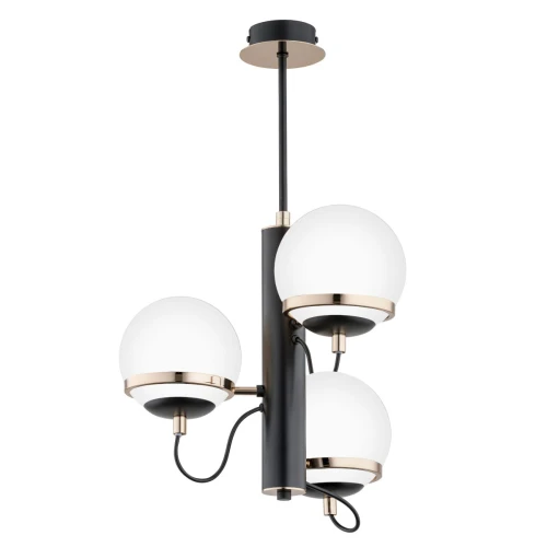 Lampa sufitowa LUMINA czarno/biała 3xE14 63106 Alfa