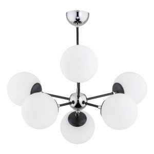 Lampa sufitowa SANDY chrom 6xE14 63100 Alfa