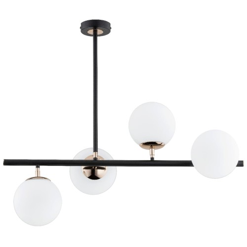 Lampa sufitowa LURO czarna 4xE14 63092 Alfa