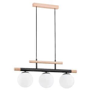Lampa wisząca TRENDY drewniana 3xE14 63087 Alfa