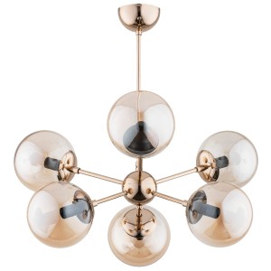 Lampa sufitowa SANDY złota 6xE14 63076 Alfa