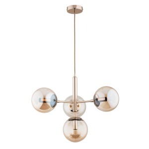 Lampa wisząca VOLDA PICOLO złota 4xE14 63074 Alfa