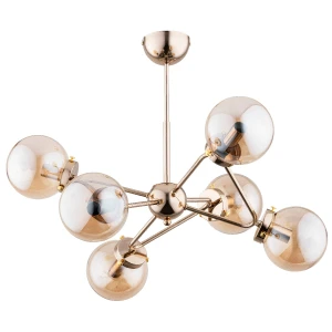 Lampa sufitowa TRYMER złota 6xE14 63073 Alfa