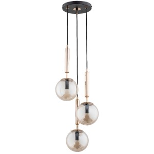 Lampa wisząca VOLDA PICOLO złota 3xE14 63068 Alfa