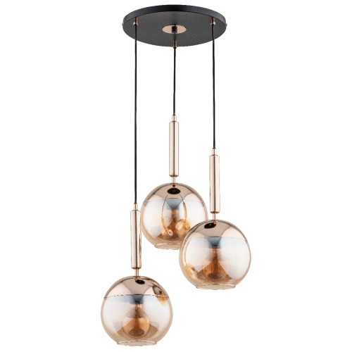 Lampa wisząca VOLDA NEW złota 3xE27 63066 Alfa