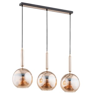 Lampa wisząca VOLDA NEW złota 3xE27 63065 Alfa