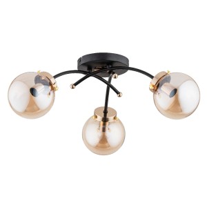 Lampa sufitowa NATELLA czarna 3xE14 63050 Alfa