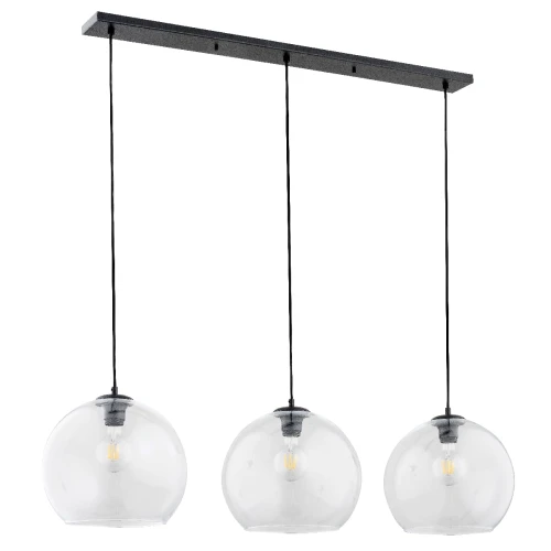 Lampa wisząca VALENCIA czarna 3xE27 63049 Alfa