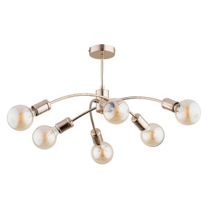 Lampa sufitowa RALPH złota 6xE27 63048 Alfa