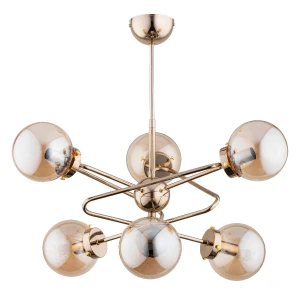 Lampa sufitowa RITO złota 6xE14 63047 Alfa