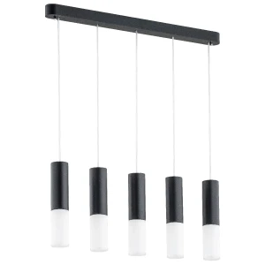 Lampa wisząca ELIOT czarno/biała 5xE14 63046 Alfa