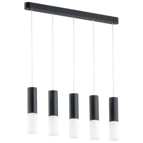 Lampa wisząca ELIOT czarno/biała 5xE14 63046 Alfa