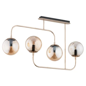 Lampa sufitowa TREVI złota 4xE14 63044 Alfa