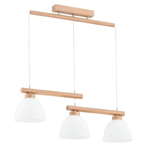 Lampa wisząca DENVER drewniana 3xE27 63041 Alfa