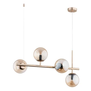 Lampa wisząca VINCI złota 4xE14 63040 Alfa