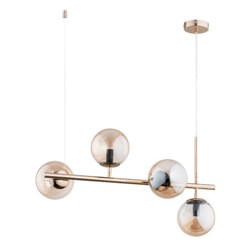 Lampa wisząca VINCI złota 4xE14 63040 Alfa