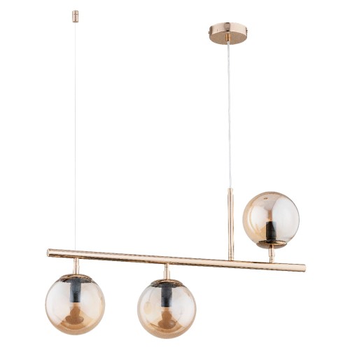 Lampa wisząca ABAKUS złota 3xE14 63036 Alfa
