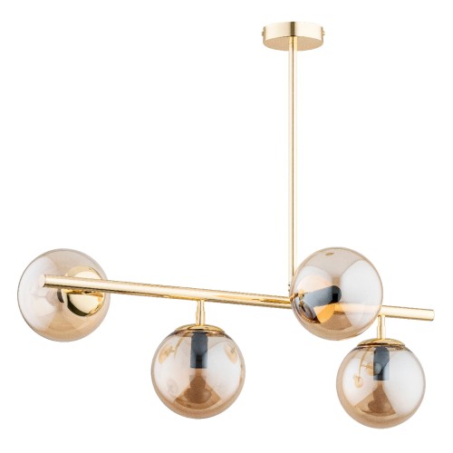 Lampa sufitowa LUNGO złota 4xE14 63030 Alfa