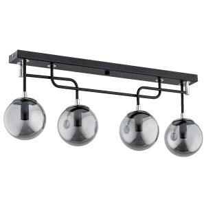 Lampa sufitowa GATUS czarna 4xE14 63027 Alfa