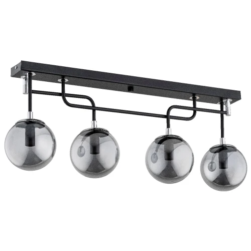 Lampa sufitowa GATUS czarna 4xE14 63027 Alfa