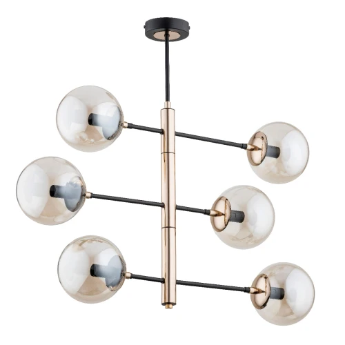 Lampa sufitowa PESCO złota 6xE14 63025 Alfa