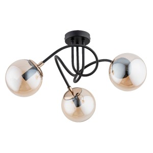 Lampa sufitowa TECTUS czarna 3xE14 63021 Alfa