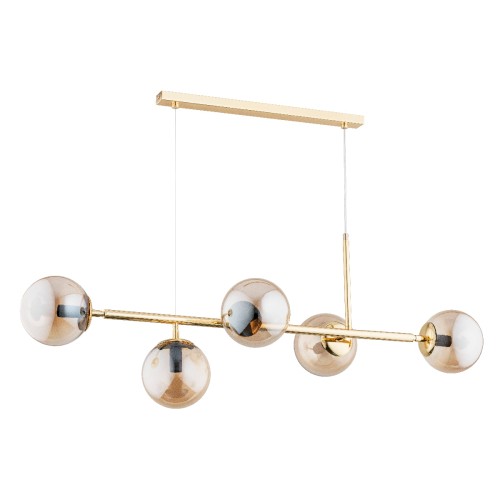 Lampa wisząca DANSA złota 5xE14 63019 Alfa