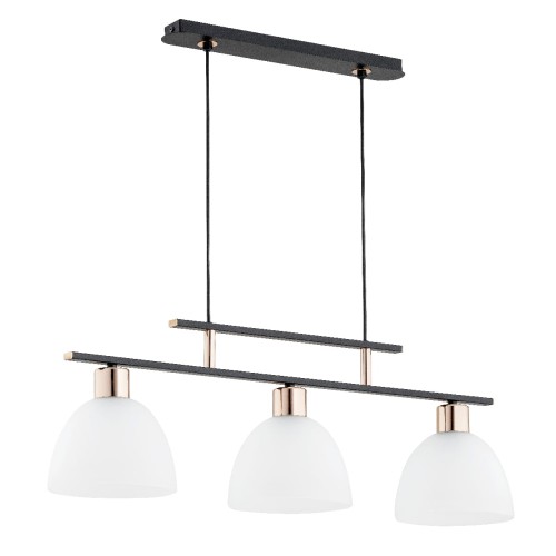 Lampa wisząca SONATA czarna 3xE27 63005 Alfa