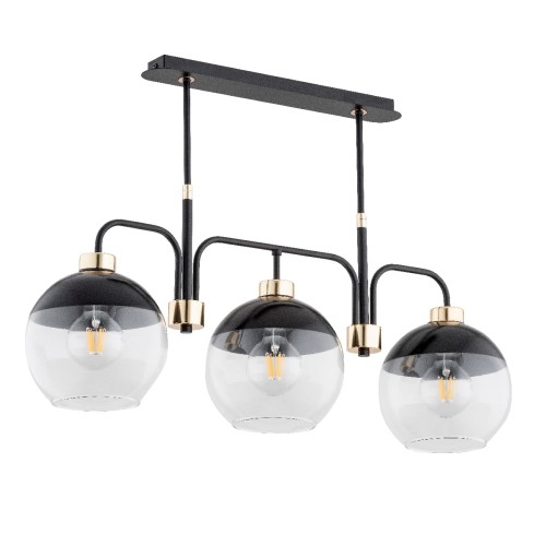 Lampa sufitowa ALMARY czarna 3xE27 63002 Alfa