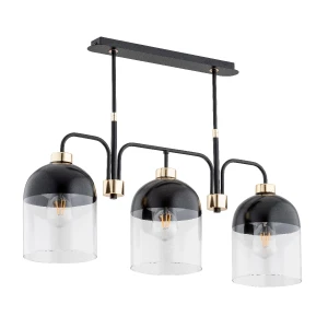 Lampa sufitowa BOVERY czarna 3xE27 63001 Alfa