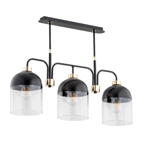 Lampa sufitowa BOVERY czarna 3xE27 63001 Alfa