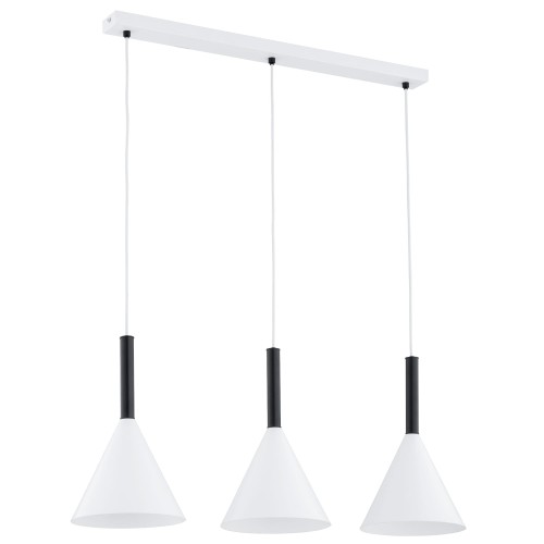 Lampa wisząca PERO biała 3xE14 62553 Alfa