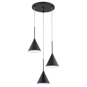 Lampa wisząca FABO czarna 3xE14 62550 Alfa