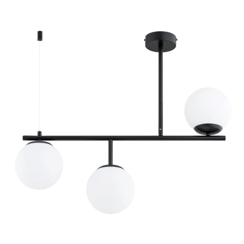 Lampa sufitowa LUNA czarna/biała 3xE14 62549 Alfa