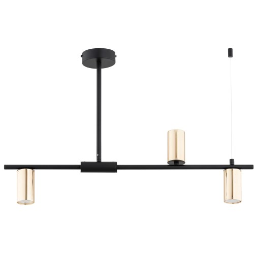 Lampa sufitowa URANOS czarna 5xGU10 62538 Alfa