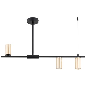 Lampa sufitowa URANOS czarna 5xGU10 62537 Alfa