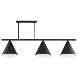 Lampa sufitowa TORUS czarna 3xE27 62528 Alfa