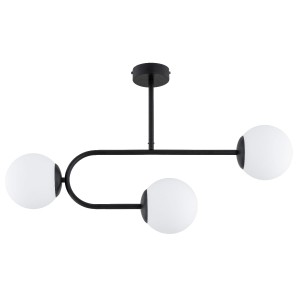 Lampa sufitowa STELLAR czarna/biała 3xE14 62527 Alfa