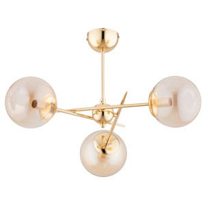 Lampa sufitowa PRIMERY złota 3xE14 62524 Alfa