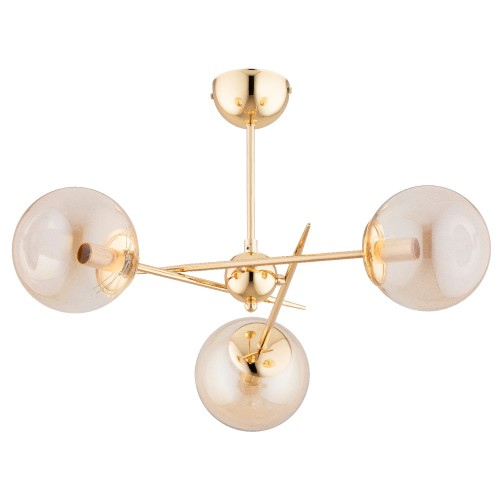 Lampa sufitowa PRIMERY złota 3xE14 62524 Alfa