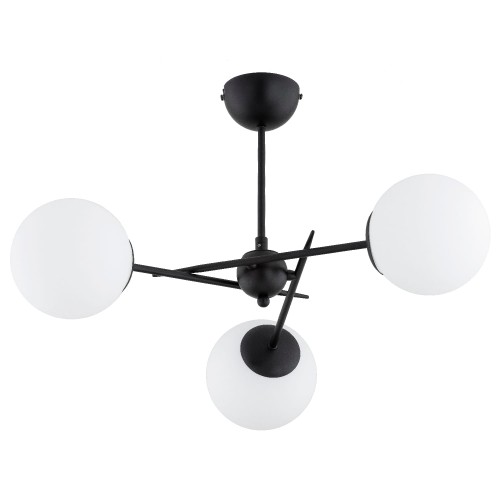 Lampa sufitowa PRIMERY czarna/biała 3xE14 62523 Alfa