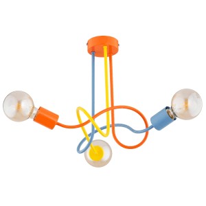 Lampa sufitowa WINGO wielokolorowa 3xE27 62521 Alfa